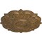 Ekena Millwork Deria Ceiling Medallion (Fits Canopies up to 6"), Hand-Painted Rubbed Bronze, 20 1/4"OD x 1 1/2"P CM20DRRZS - alternate 4